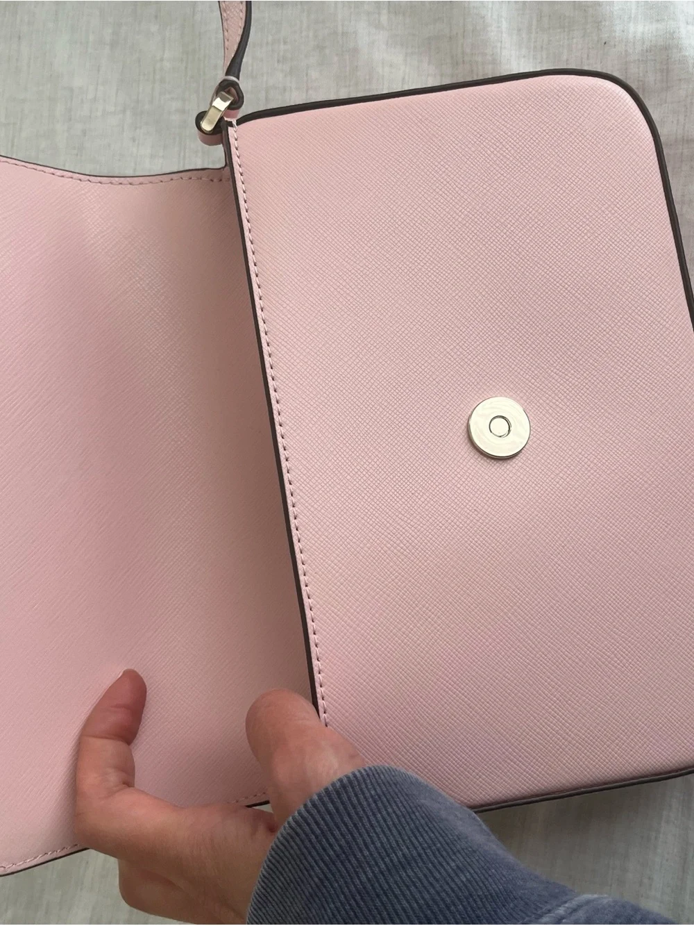 kate spade Blush Pink Saffiano Leather Crossbody